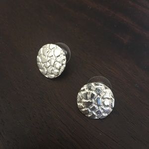 Silver earrings